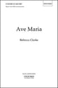 Ave Maria SSA choral sheet music cover